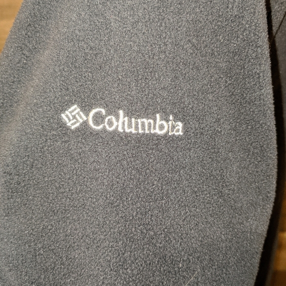 Columbia Zippered Down Pullover Sweatshirt Size M - Picture 3 of 6